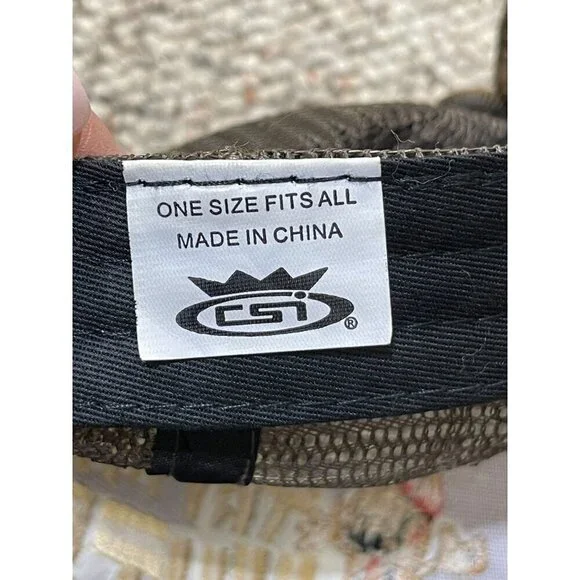 "Try My Nuts" Nut Company Baseball Cap Hat Adjustable Brown Red - Picture 6 of 7